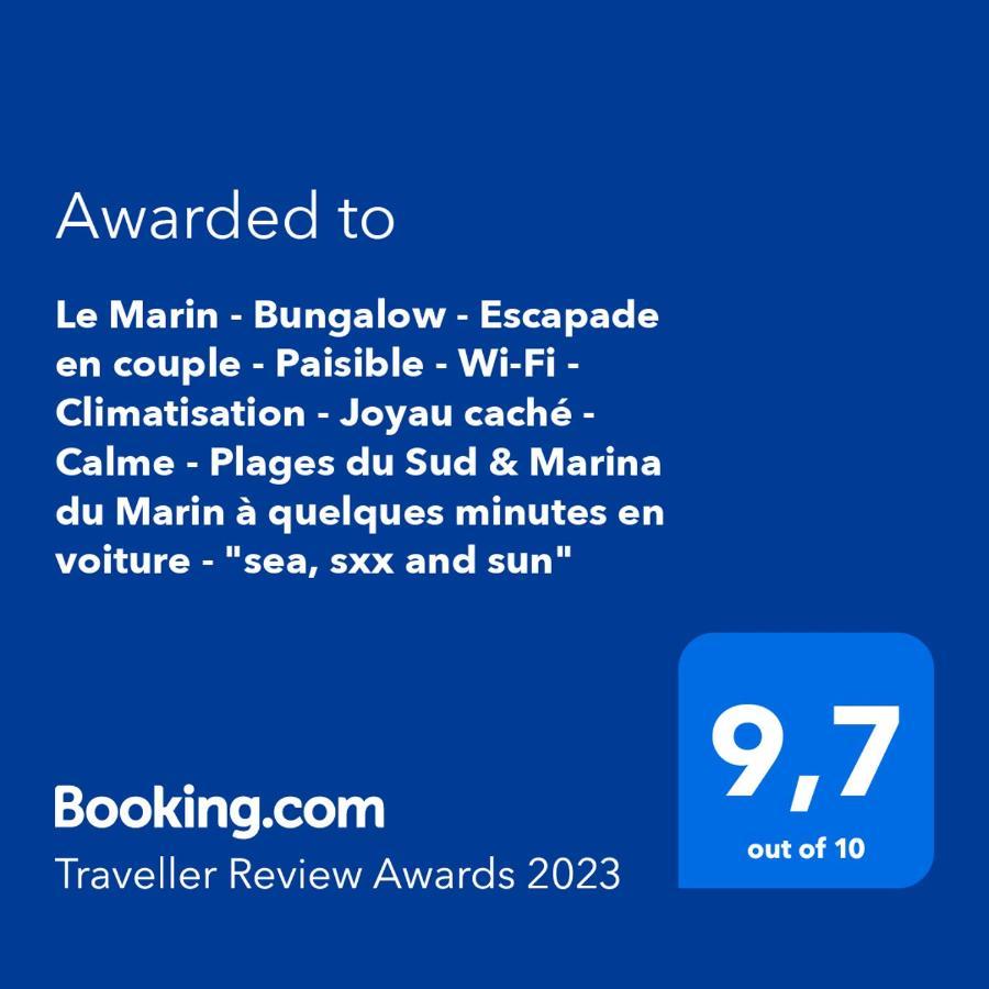 Le Marin - Bungalow Classe 3 Etoiles Tb Equipe & Confortable - Escapade En Couple - Paisible & En Toute Discretion - Wi-Fi - Climatisation - Calme & Serenite - Plages Du Sud, Centre De Carenage & Marina Du Marin Proche En Voiture - Acheminement Sur D Luaran gambar